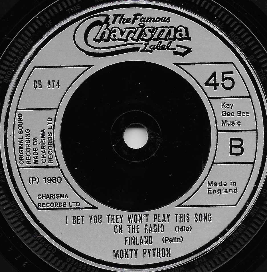 CB 374 I like Chinese Monty Python from the BBC records and Tapes library Label